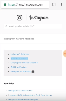 instagram hesap silme mobil webhakim