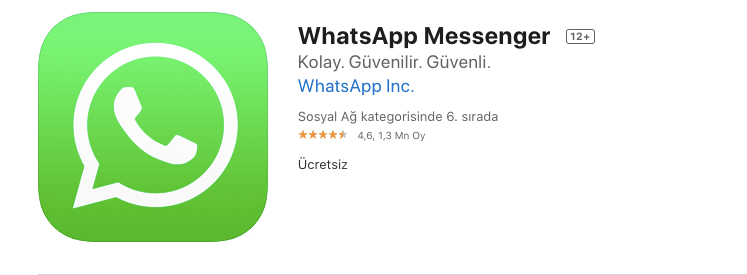 whatsapp indir ücretsiz