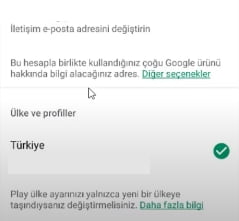google play ülke değiştirme webhakim
