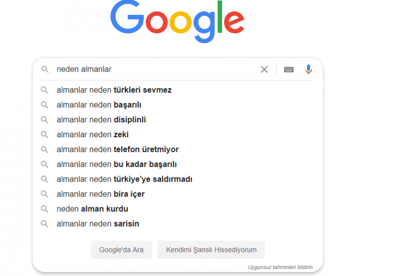 Biz Türkler, Google'da Yabancılar İle İlgili En Çok Neyi Merak Edip