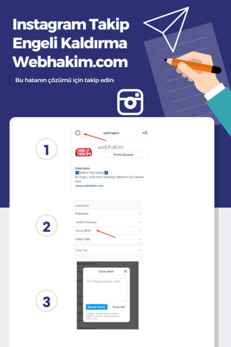 Instagram Takip Engeli Kaldırma