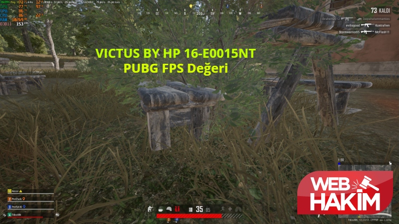VICTUS BY HP 16-E0015NT pubg