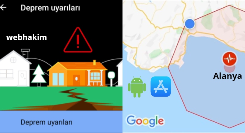 Google Deprem Uyarı Sistemi