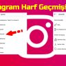 Instagram Harf Gecmisi Silme