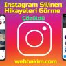 Instagram Silinen Hikayeleri Gorme