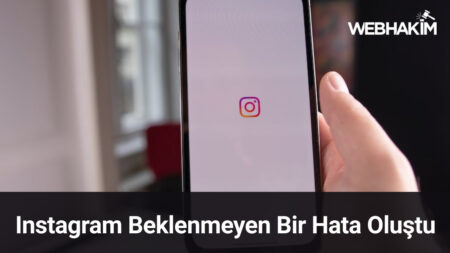instagram beklenmeyen bir hata oluştu