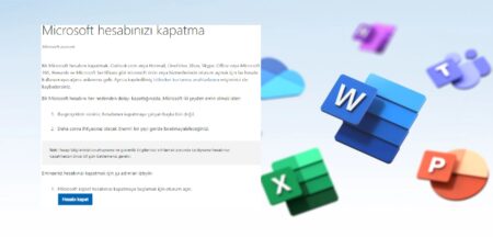 Microsoft Hesabi Silme