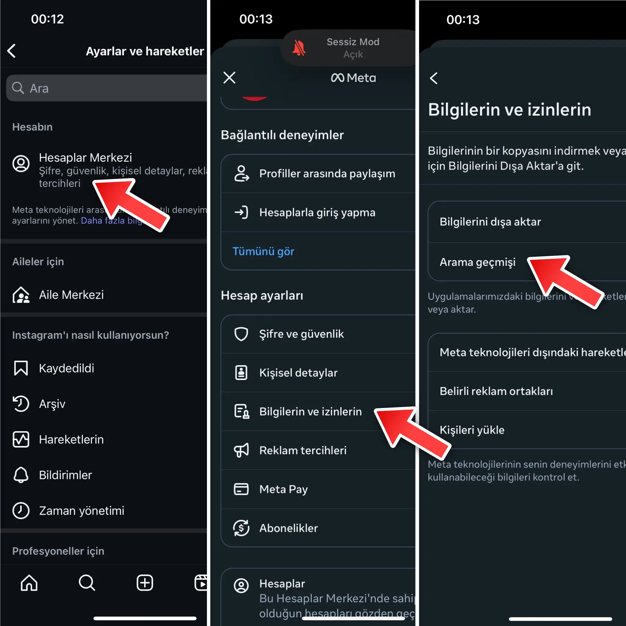 Instagram Harf Geçmişi Silme (iPhone, Android ve Web) instagram harf geçmişi silme