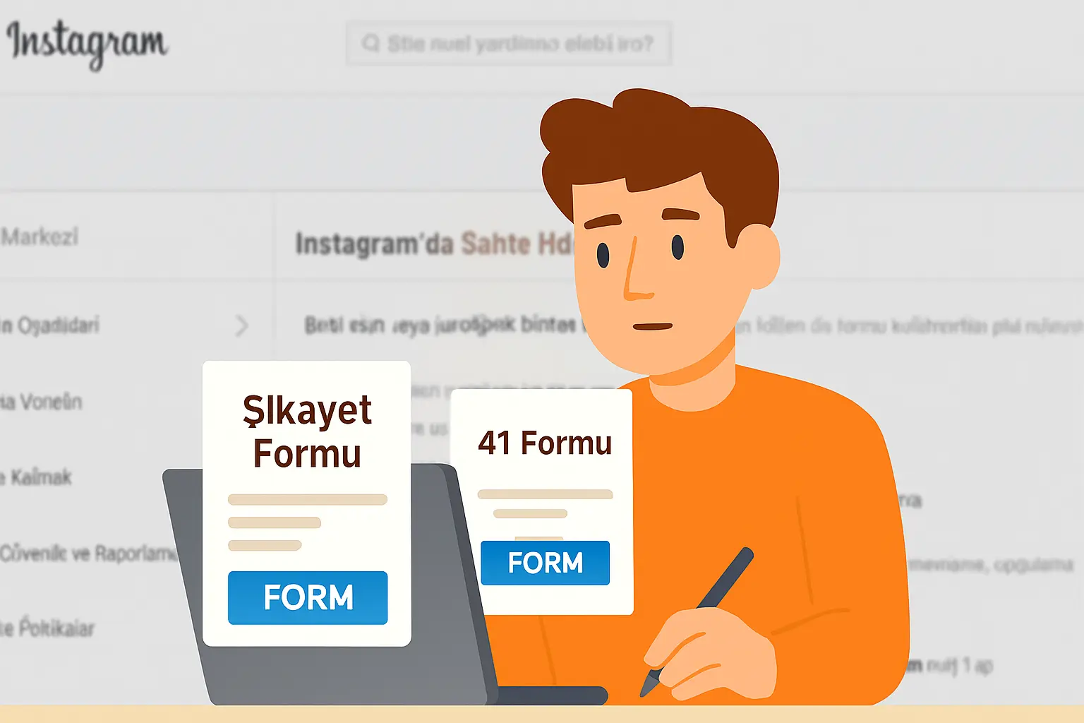 instagram şikayet formu