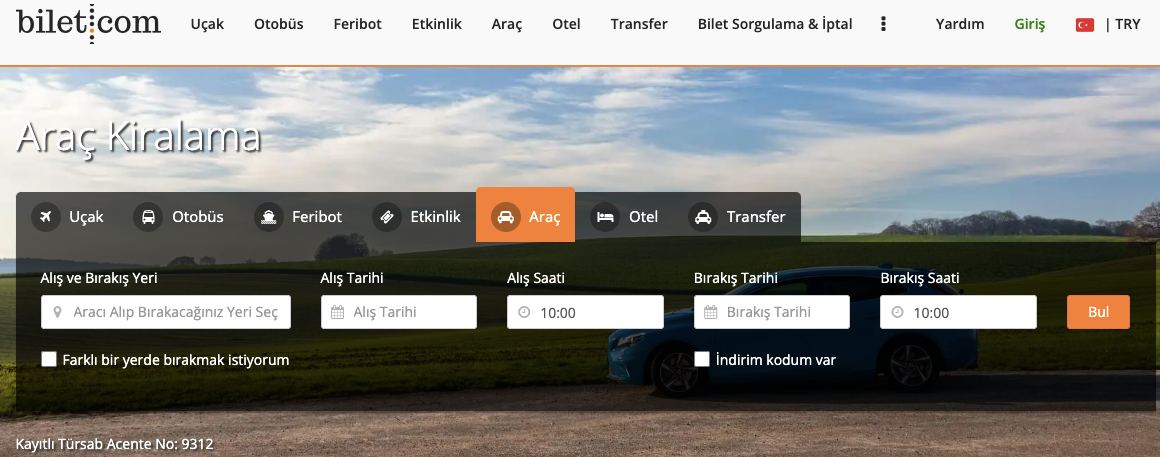 araç kiralama siteleri