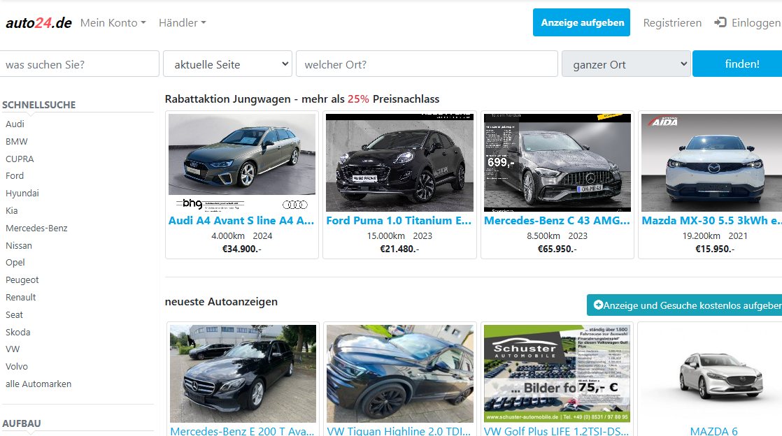 Spannende Ikinci El Araba Almanya Bilder
