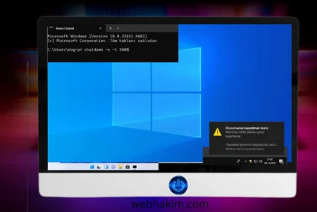 Windows Bilgisayarı Zaman Ayarlı Kapatma