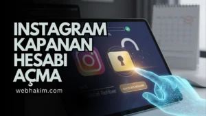 Instagram Kapanan Hesabı Açma
