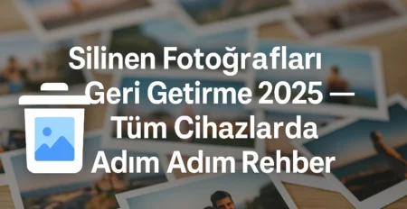 silinen fotoğrafları geri getirme