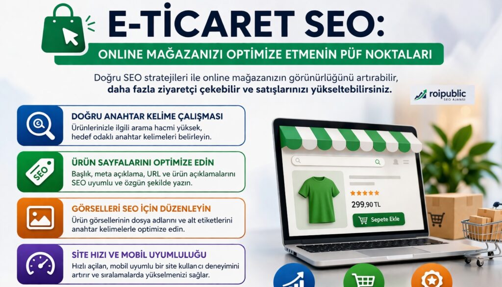 E Ticaret SEO Online Magazanizi Optimize Etmenin Puf Noktalari